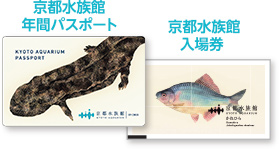 京都水族館：入場券・年間パスポートイメージ
