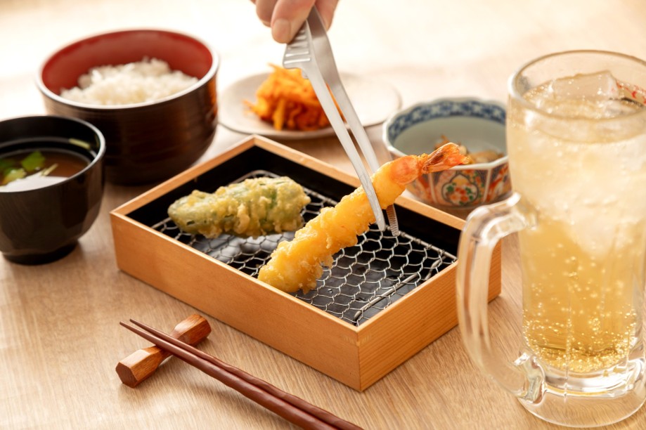 天ぷらと酒　ぎん天。