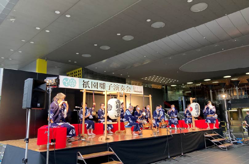祇園囃子演奏会